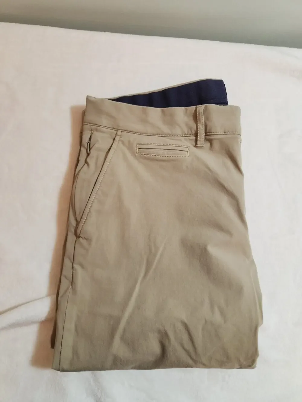 J.Crew Tech Pants Mens (Actual 36 x 31) 36 X 32 Beige 484 Slim Preppy Y2k Casual